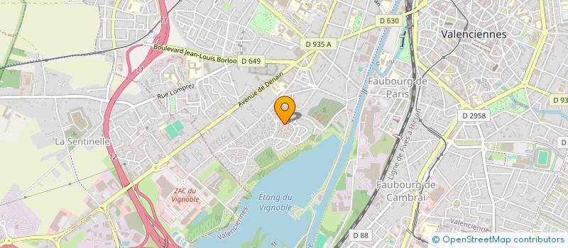 localisation de l'entreprise LZ  VALENCIENNES