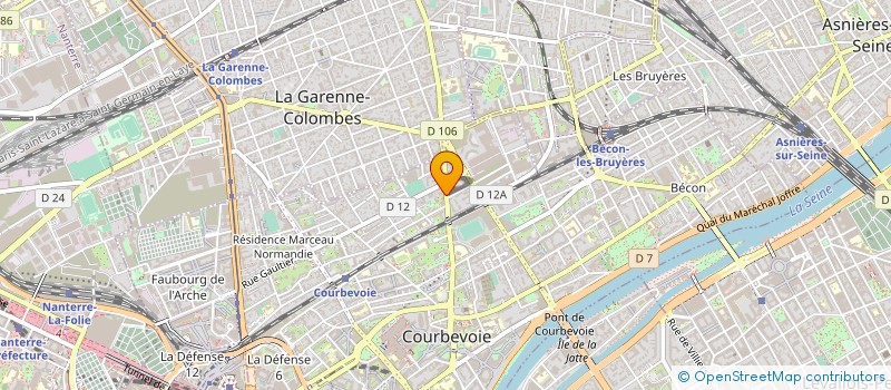 localisation de l'entreprise LZ CONNECT à COURBEVOIE