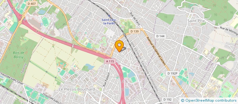 localisation de l'entreprise LZ CONSEIL  SAINT-LEU-LA-FORET