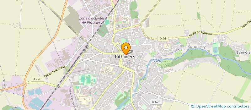 localisation de l'entreprise LZ GILET  PITHIVIERS