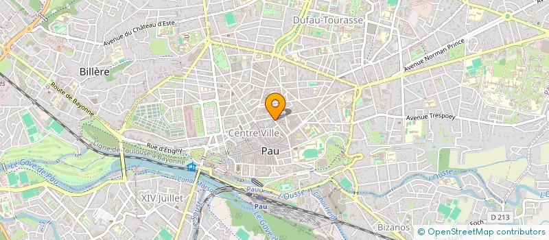 localisation de l'entreprise LZ HOLDING à PAU
