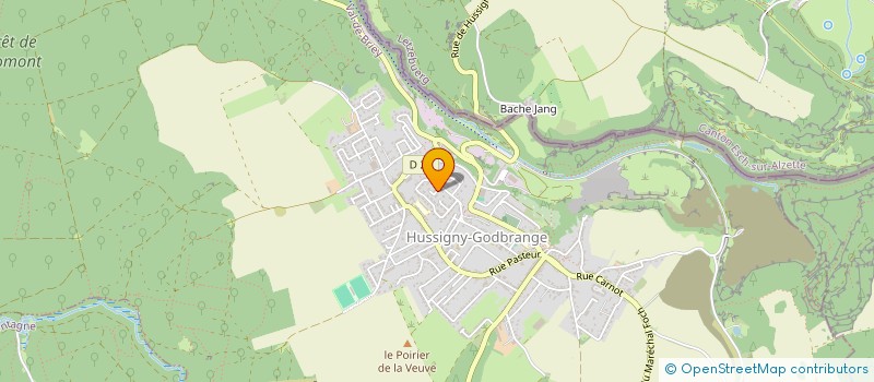 localisation de l'entreprise LZ HOLDING  HUSSIGNY-GODBRANGE