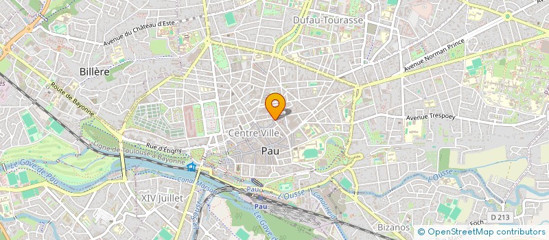 localisation de l'entreprise LZ IMMO à PAU