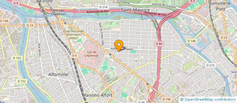 localisation de l'entreprise LZ IMMOBILIER à MAISONS-ALFORT