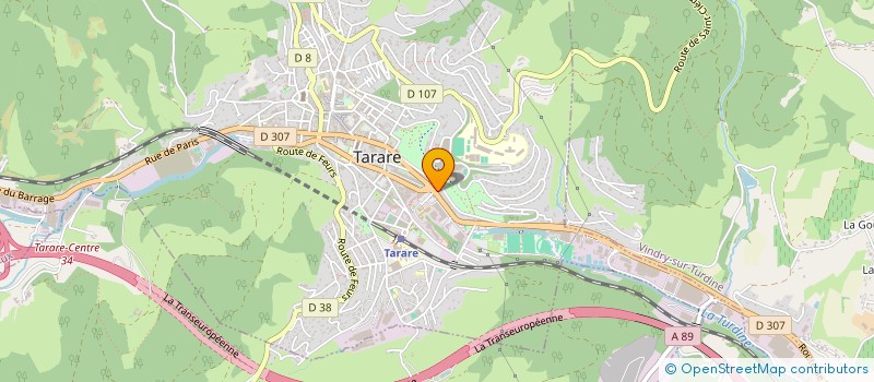 localisation de l'entreprise LZ LOCA  TARARE