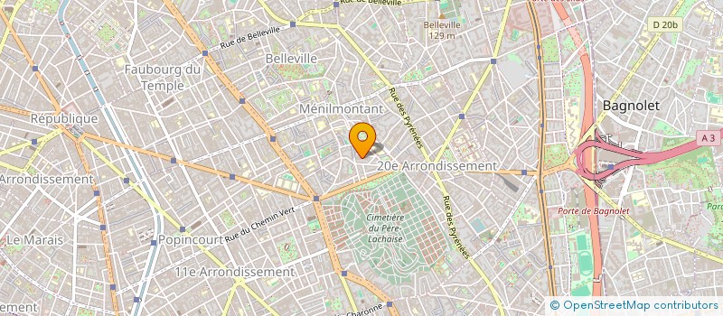 localisation de l'entreprise LZ'M à PARIS
