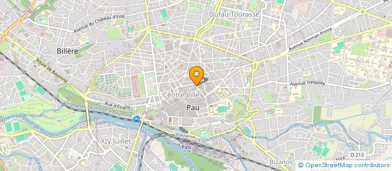 localisation de l'entreprise LZ RESTAURATION 64 à PAU