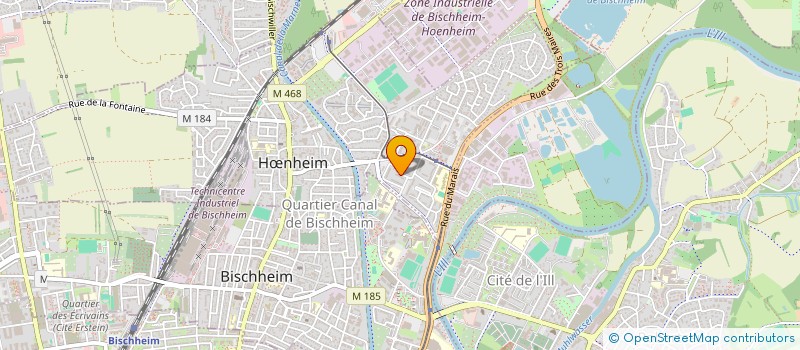 localisation de l'entreprise LZ SANITAIRE ET THERMIQUE  HNHEIM