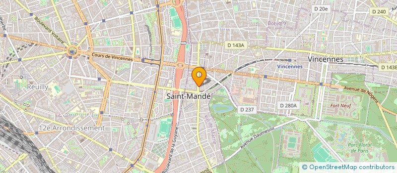 localisation de l'entreprise LZCAB à SAINT-MANDE