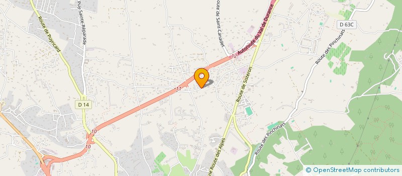 localisation de l'entreprise LZD HOLDING  LE THOLONET