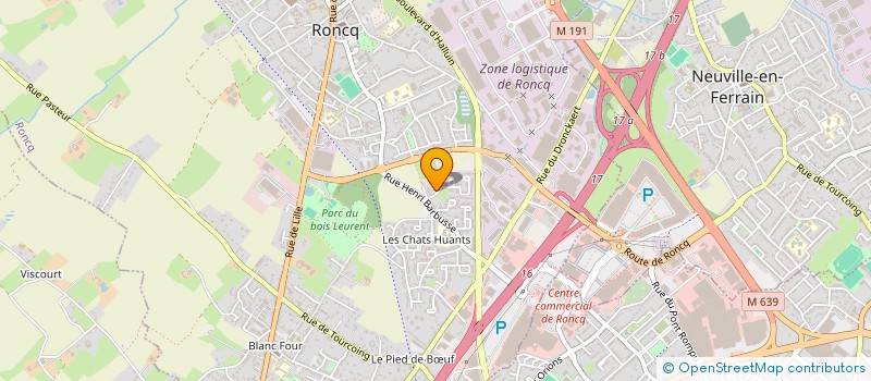 localisation de l'entreprise LZIT à RONCQ