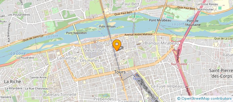 localisation de l'entreprise LZL  TOURS