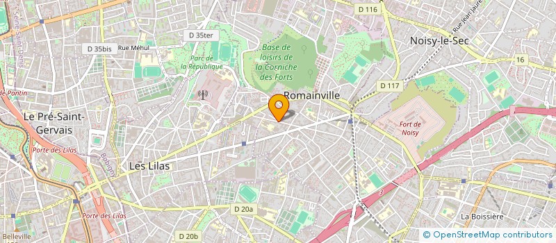 localisation de l'entreprise LZL à ROMAINVILLE