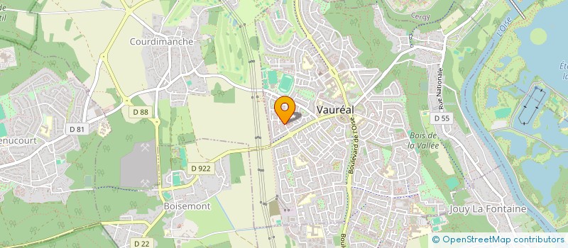 localisation de l'entreprise LZR à VAUREAL