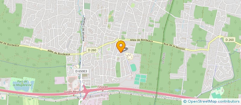 localisation de l'entreprise LZS  GUJAN-MESTRAS