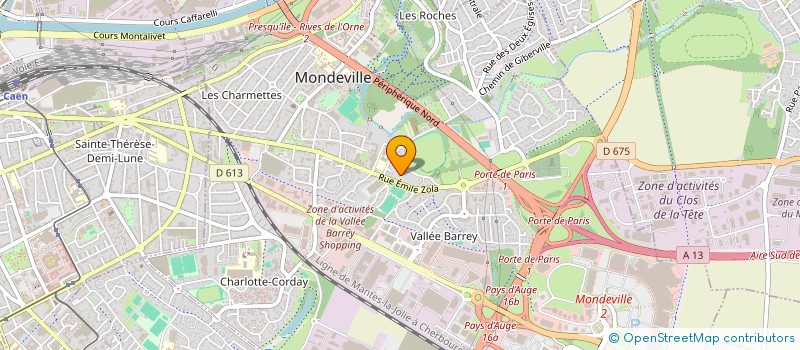 localisation de l'entreprise M 2 B PROMOTION à MONDEVILLE