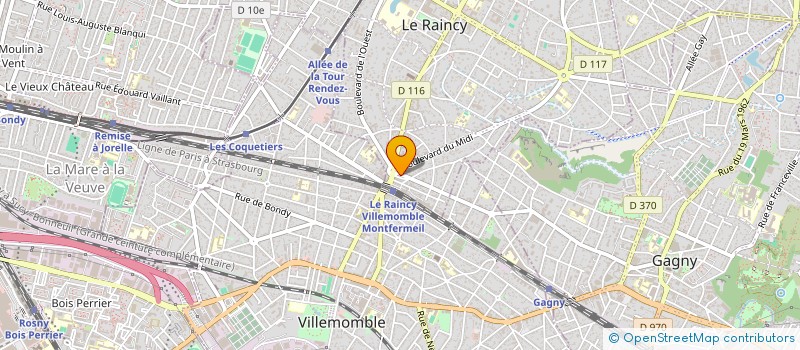 localisation de l'entreprise M 2 C à LE RAINCY