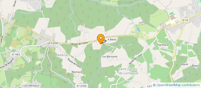localisation de l'entreprise M 2 C à SADIRAC