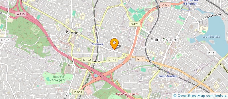 localisation de l'entreprise M 2 I à SANNOIS