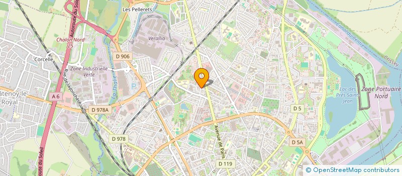 localisation de l'entreprise M 2 L à CHALON-SUR-SAONE