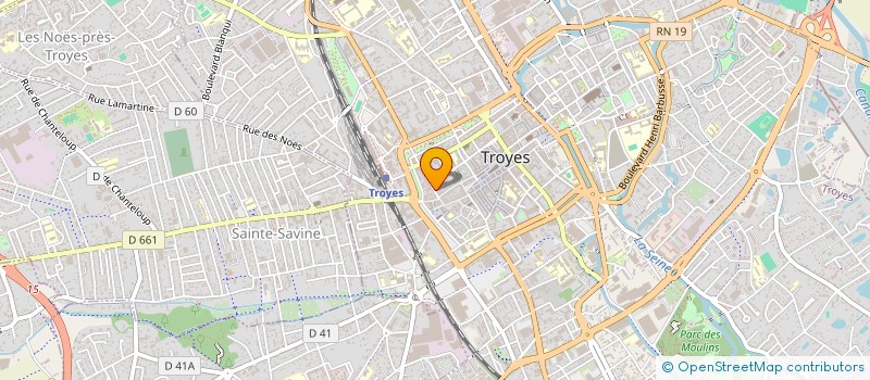 localisation de l'entreprise M 2 L'IMMOBILIER à TROYES