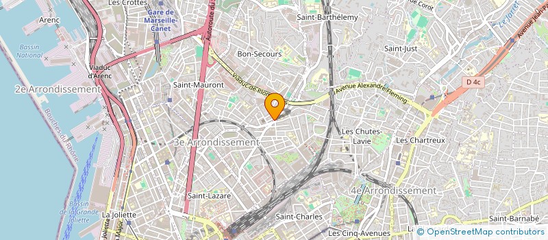 localisation de l'entreprise M 2 Y CONCEPT à MARSEILLE