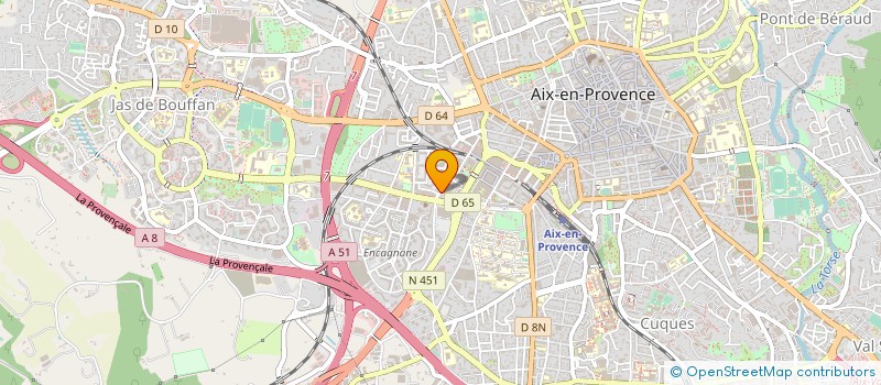 localisation de l'entreprise M 2000 à AIX-EN-PROVENCE