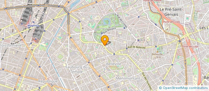 localisation de l'entreprise M 2000  PARIS