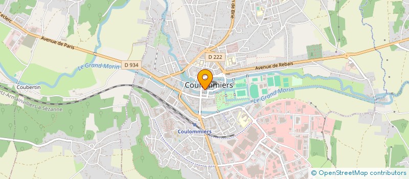 localisation de l'entreprise M 2012 à COULOMMIERS
