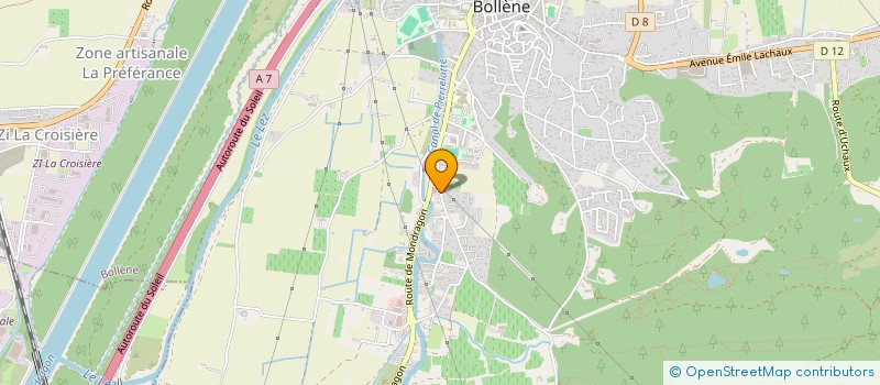 localisation de l'entreprise M&2A  BOLLENE