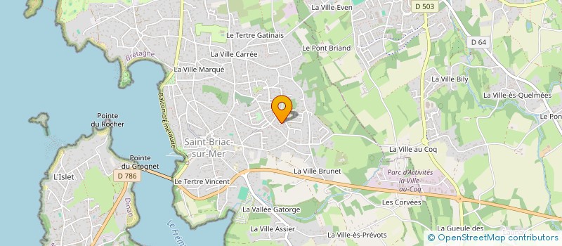 localisation de l'entreprise M 3 B  SAINT-BRIAC-SUR-MER