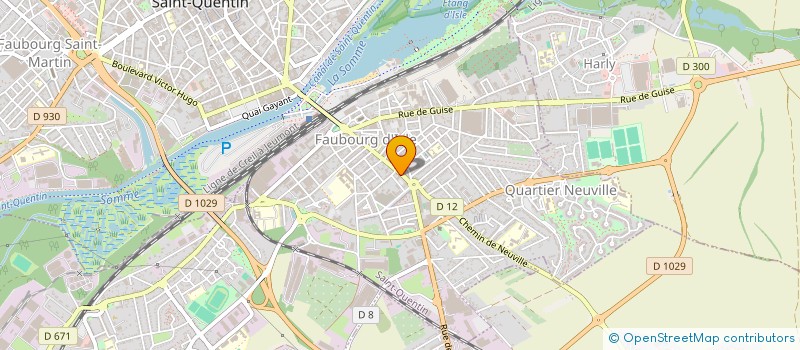 localisation de l'entreprise M 3 C à SAINT-QUENTIN