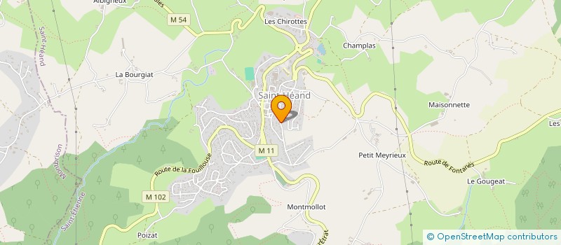 localisation de l'entreprise M 30  SAINT-HEAND