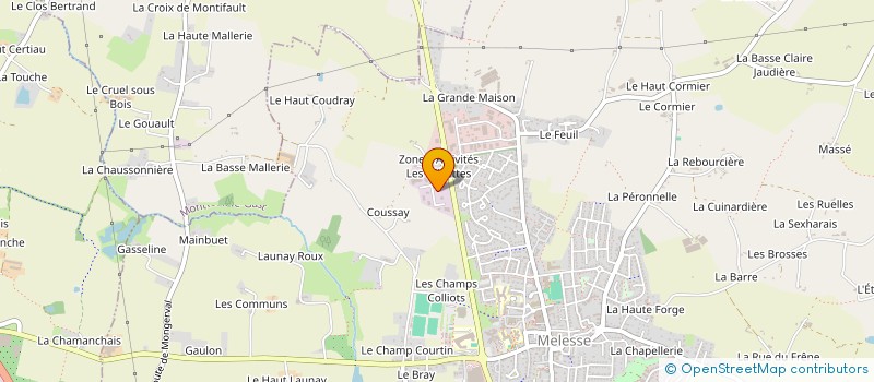 localisation de l'entreprise M 35  MELESSE