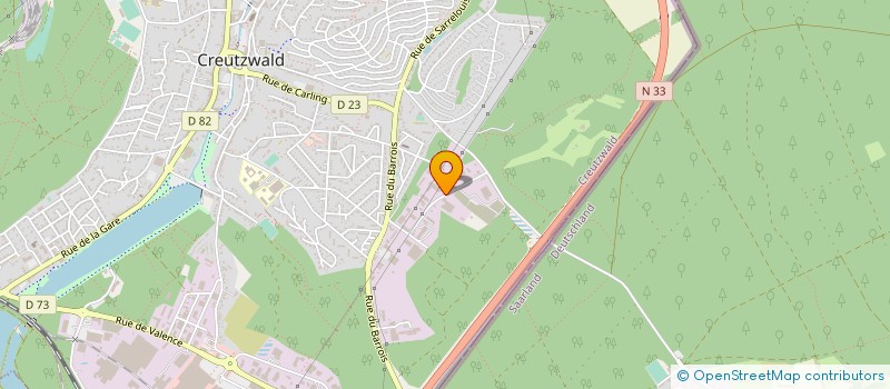 localisation de l'entreprise M 3S INVESTISSEMENTS  CREUTZWALD