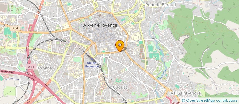 localisation de l'entreprise M 5 DEVELOPPEMENT à AIX-EN-PROVENCE