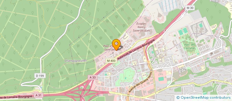 localisation de l'entreprise M 54  MAXEVILLE