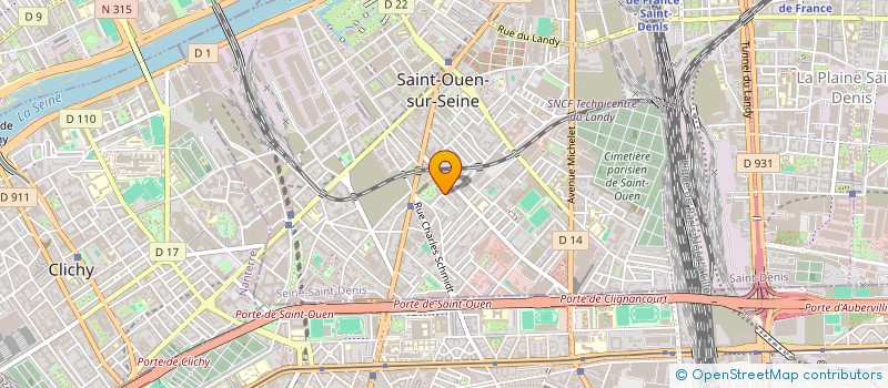 localisation de l'entreprise M-612 à SAINT-OUEN-SUR-SEINE