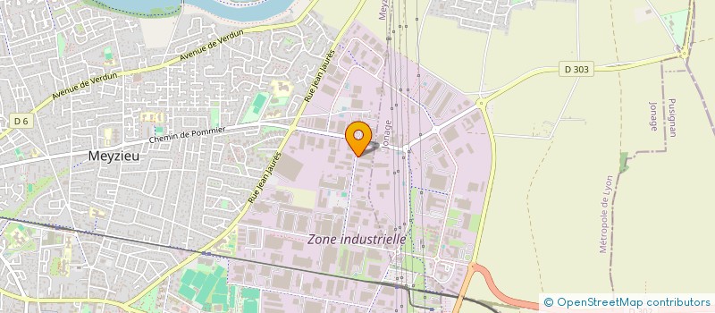 localisation de l'entreprise M 8 ASSOCIES  MEYZIEU