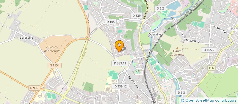 localisation de l'entreprise M à LEVES