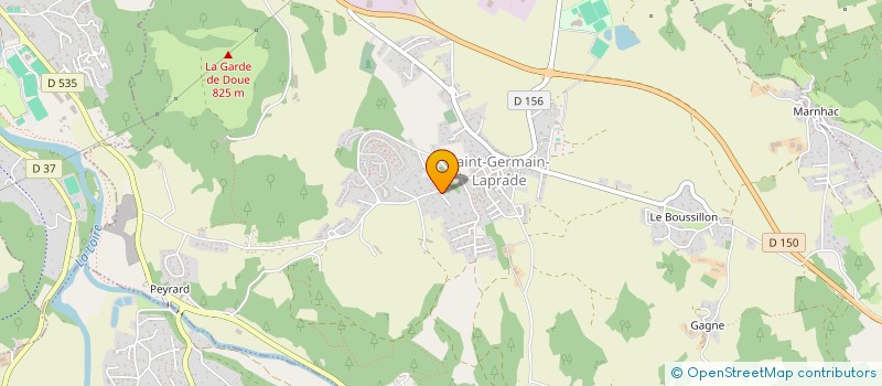 localisation de l'entreprise M.A.2.L.  SAINT-PIERRE-EYNAC