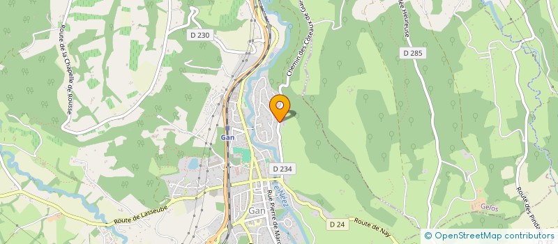 localisation de l'entreprise M.A.2.P MENUISERIE AGENCEMENT PAU PYRENEES à GAN