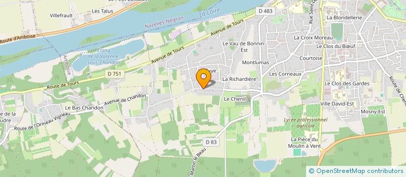 localisation de l'entreprise M.A. 37  AMBOISE