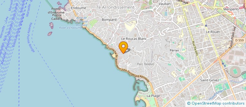 localisation de l'entreprise M.A. à MARSEILLE