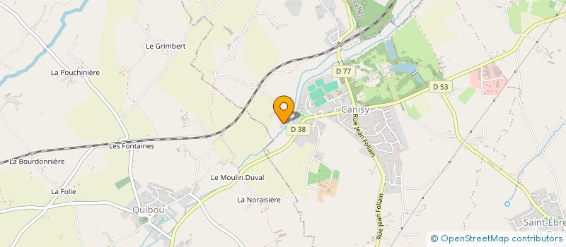 localisation de l'entreprise M & A  DANGY