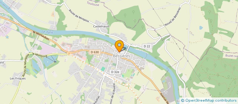 localisation de l'entreprise M.A.  BUZET-SUR-TARN