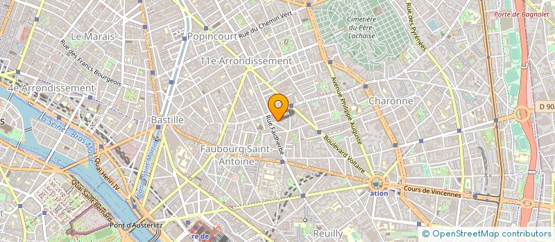 localisation de l'entreprise M & A  PARIS