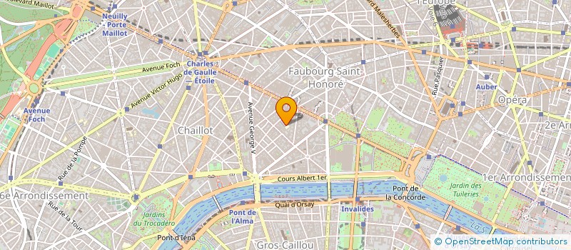 localisation de l'entreprise M & A à PARIS
