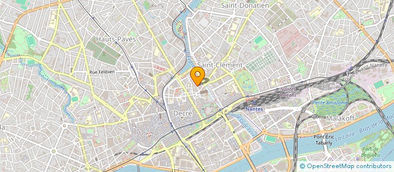 localisation de l'entreprise M+A à NANTES