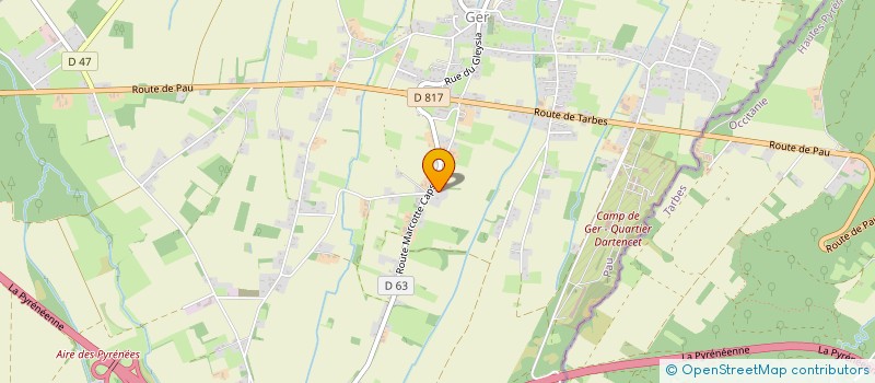 localisation de l'entreprise M & A  VILLATE